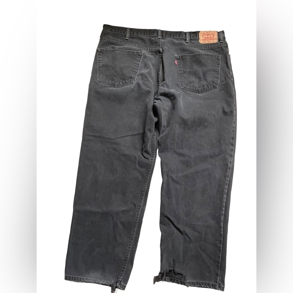 Vintage Levi’s 550 relaxed fit black cotton high waist unisex jeans - Picture 4 of 11